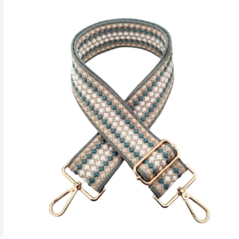 Stylish Gold and Cream Women's Accessory Strap